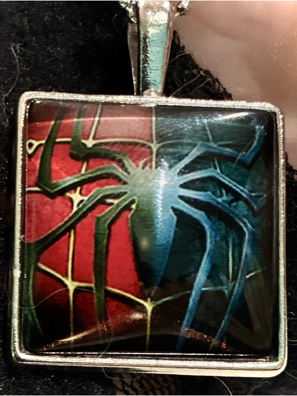 SPIDER-MAN INSPIRED NECKLACE square